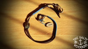 Der große Schwabe in Blau, das Geldbeutel-Bändele