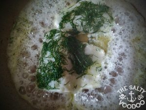 Rezept: Rotbarsch in Buttermilch-Dill Sauce