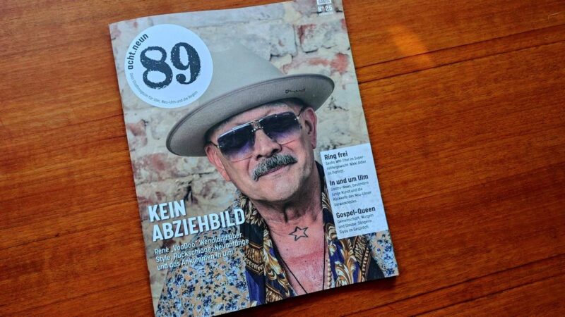 Der VooDoo, das „Covergirl“ vom 89 Stadtmagazin Ulm